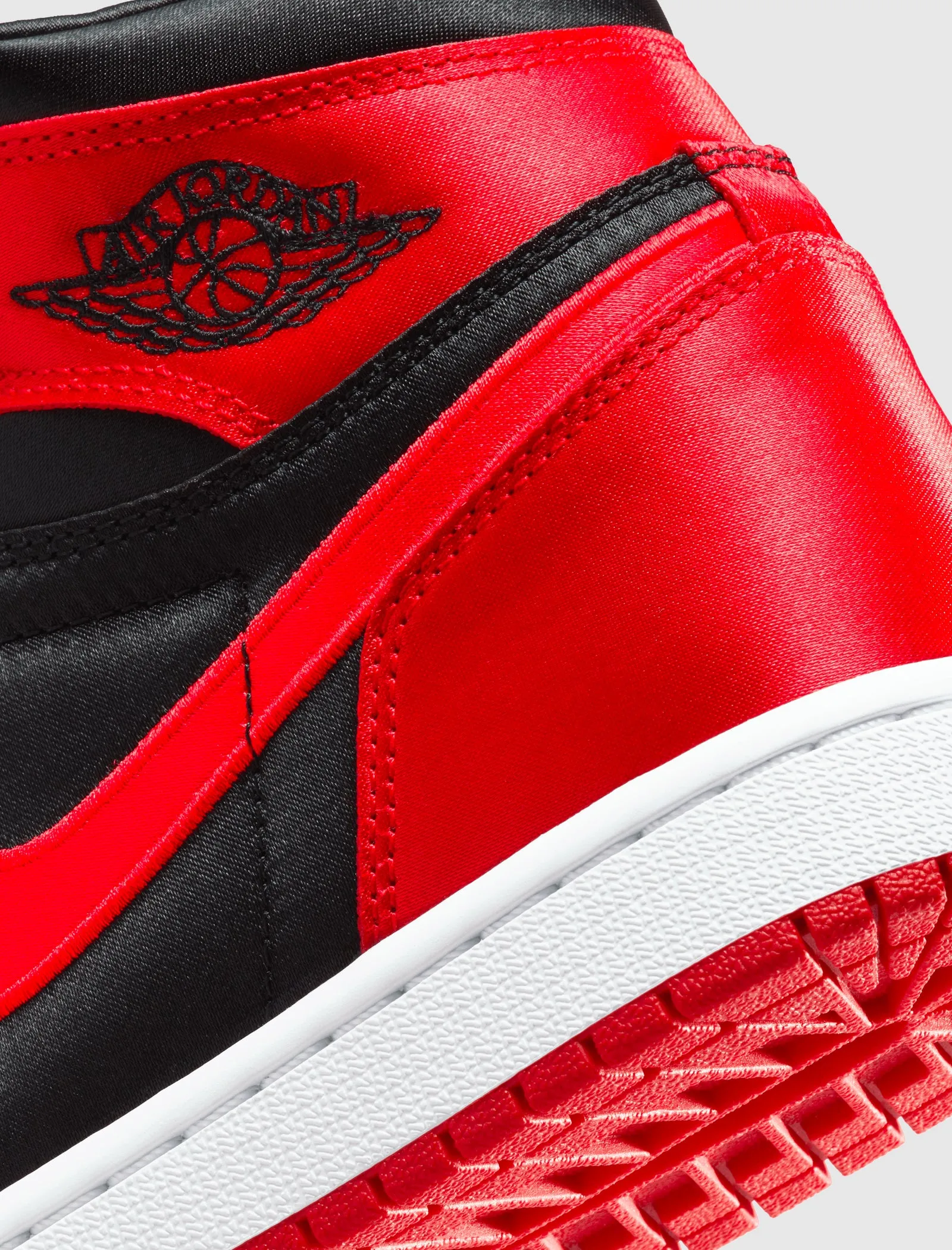 Women's Satin Bred Air Jordan 1 Retro Hi OG