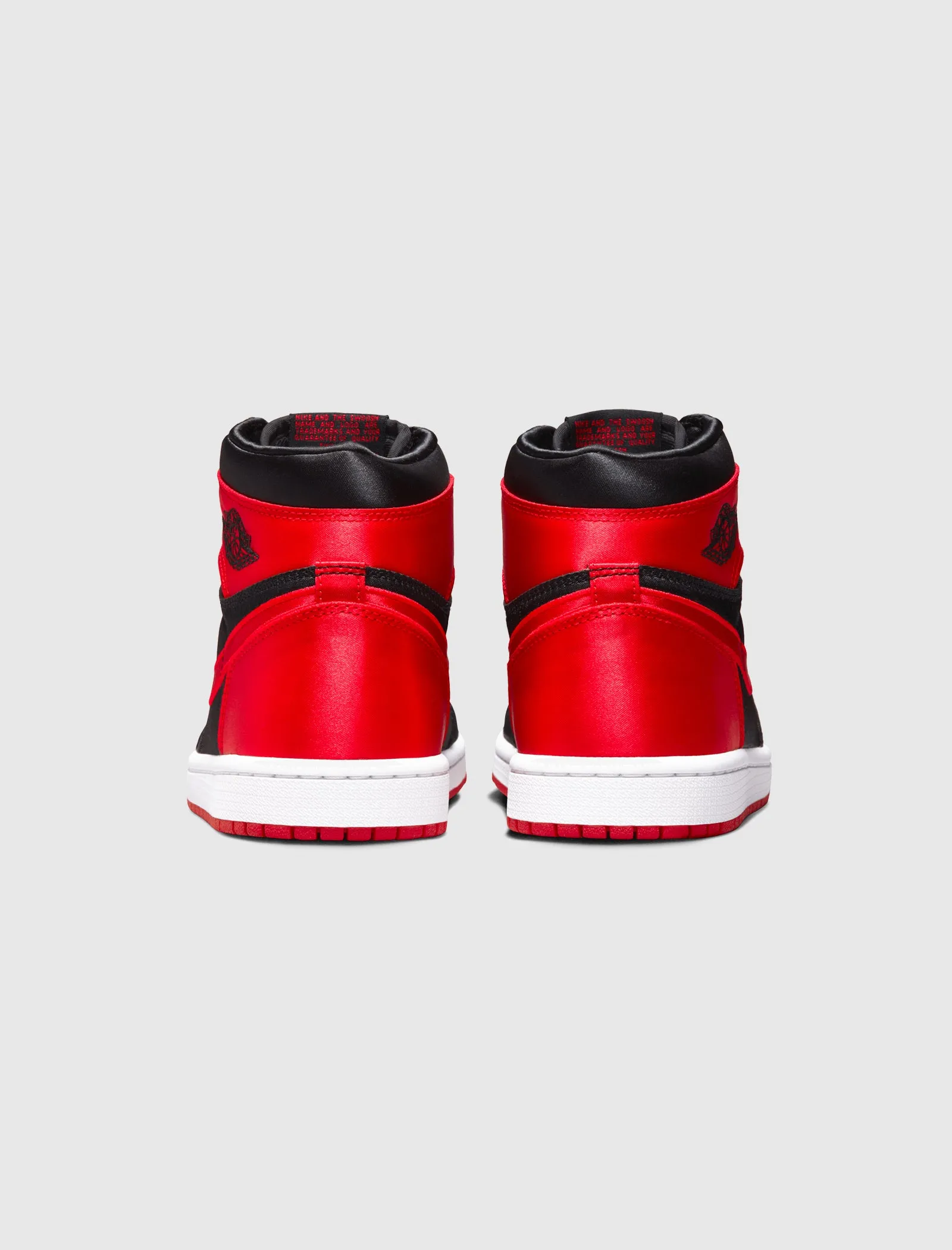 Women's Satin Bred Air Jordan 1 Retro Hi OG