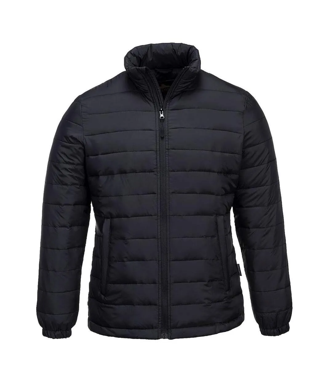 Womens/ladies aspen baffled padded jacket black Portwest