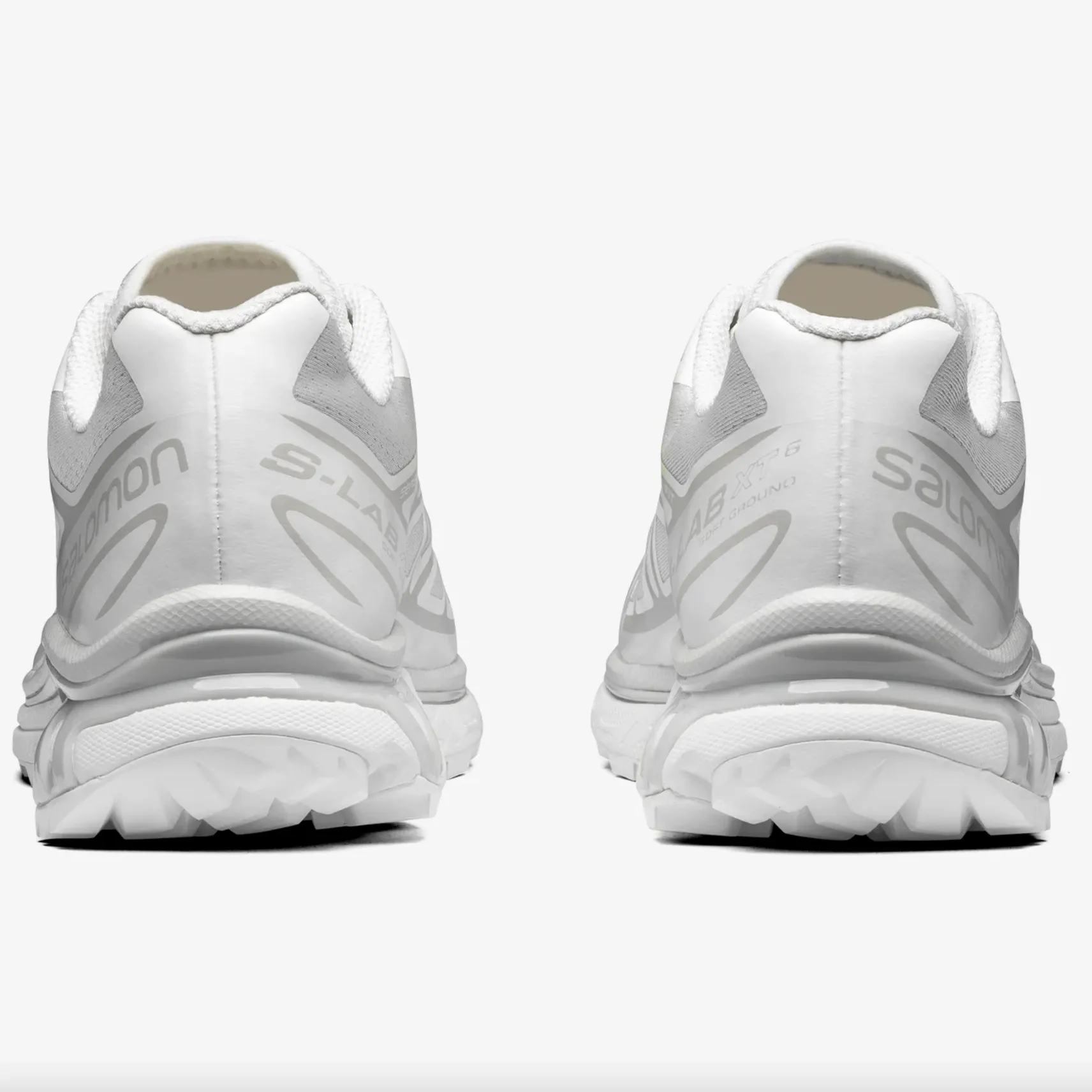 XT-6 White Low Top Sneakers for Enhanced Performance.